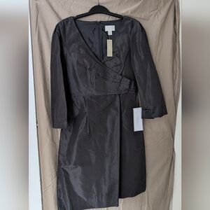 Elegant Black Wrap Dress